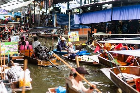 Floating Market & Railway Market near Bangkok