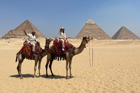 Giza Pyramids, Sphinx, Saqqara and Memphis Full-Day Cairo Tour