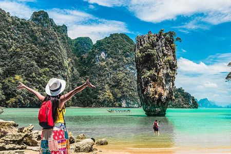 Phang Nga Bay and James Bond Island with Canoeing By Big Boat