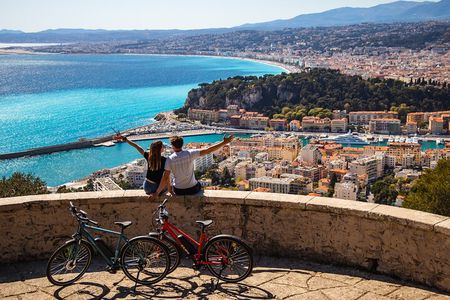 A beautiful escape on an electric bike 