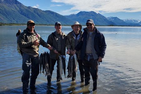 Alaskan Full-Day Salmon Fishing with Transportation