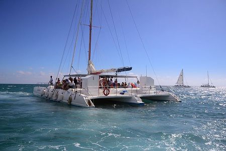 Saona island full day tours - catamarán party from santo domingo