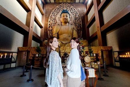 Hakata Temples & Doll Painting Experience Walking Tour with Guide