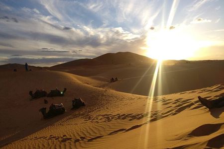 Desert Trip 4 Days From Marrakech To Merzouga Dunes, Camel Ride