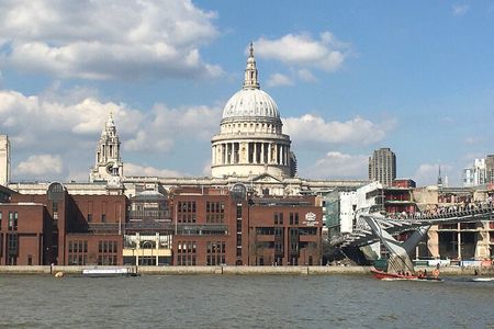 Half-day walking tour by the banks of the River Thames in a small group