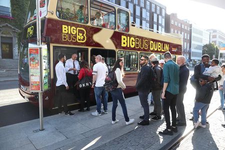 Dublin Shore Excursion, Live Guided Open-top, Hop-on Hop-off Sightseeing Tour