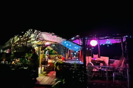 Dinner in the Secret Garden of Guyana with The Singing Chef 