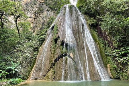 Private/Group Cola de Caballo Waterfall & Santiago (Premium SUV)
