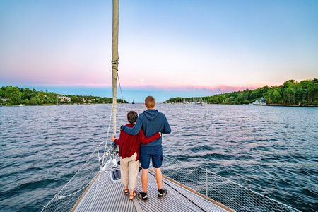JFarwell Sunset Wine and Cheese Yacht Sailing 