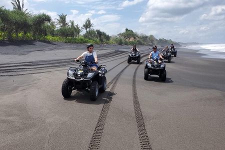 2 Hour Private Bali ATV ride In the black sand beach