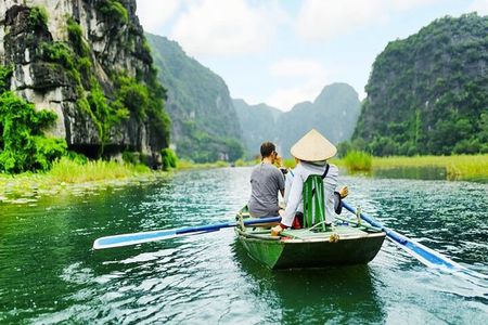 Ninh Binh Full-Day Tour Hoa Lu Tam Coc Cycling, Boat,Buffet Lunch