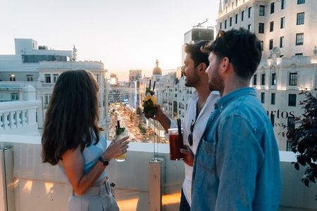 Madrid Guided Tapas and Wine Tour with Drinks and Rooftop Views