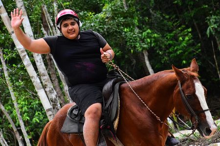 Single ATV, Ziplines, Cenote & Horse Riding from Cancun & Playa Del Carmen