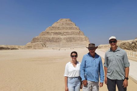 5-Hours VIP Private Day Memphis city ,Sakkara pyramids ,Dahshur