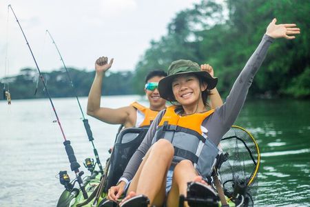 Kayak Fishing Tour in Singapore, Pasir Ris and Pulau Ubin Kelongs