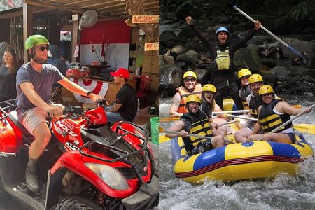 Package ATV Ride + Ubud Rafting Include Private Transport Hotel Pick-Up & Return