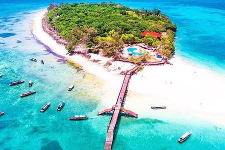 Prison Island, BlueLagoon, Starfish Tour, Rock Restaurant, Kuza Cave, Paje Beach