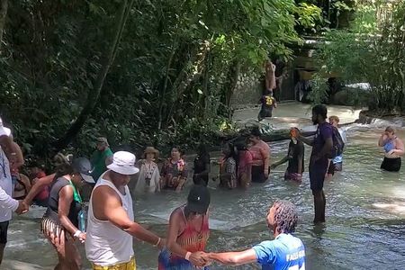 Full-Day Guided Tour to Dunns River Falls & shopping with lunch 