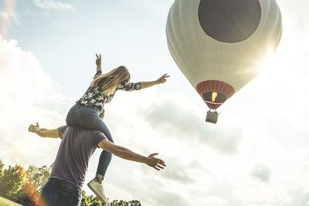 Hot Air Balloon and Wine Tasting Private Guided Tour