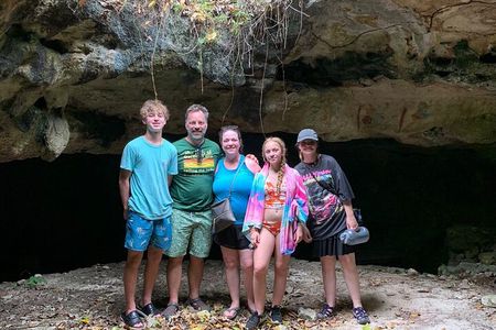 Off Road in the Jungle to Mayan Caves & Hidden Ruins, Lunch & Maragaritas Fiesta