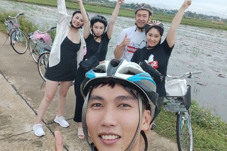 Countryside Bicycle Tour-BasketBoatRow,Carpentryvillage,makingMat