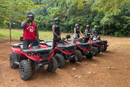 Private Half-Day Tour ATV's and Rick's Cafe with Pickup