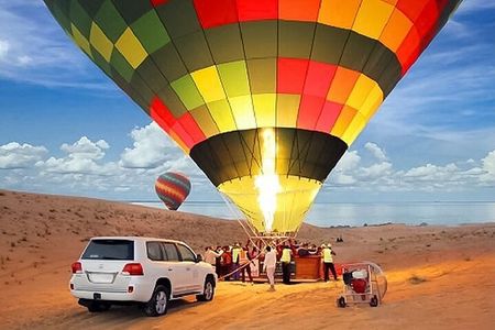 Premium Hot Air Balloon, Breakfast, Camel Ride, Quad Bike & More