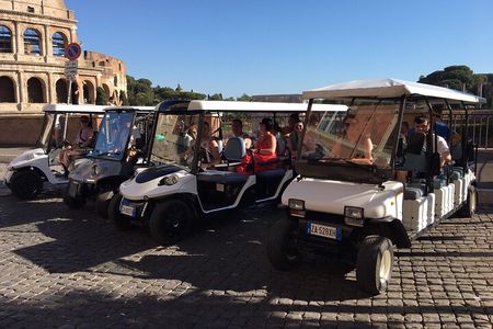 Rome Full Day Private Golf Cart Tour with Hotel Pickup 6 hours