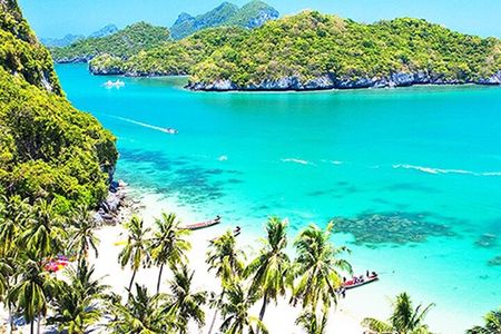 Angthong Marine Park Full-Day Big Boat Economy Tour 