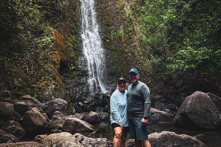 Waterfall Hike in Hawai'i Rainforest Trail