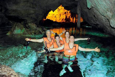 Mayan Adventure Experience in Caleta & Cenote from Riviera Maya