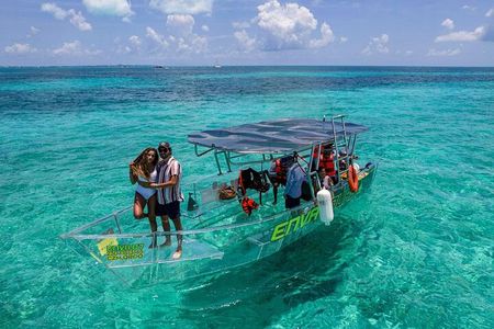 Cancun Glass Boat Sightseeing Cruise