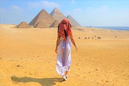 Cairo Stopover Tour the Giza Pyramids & National Museum With Airport Transfers 