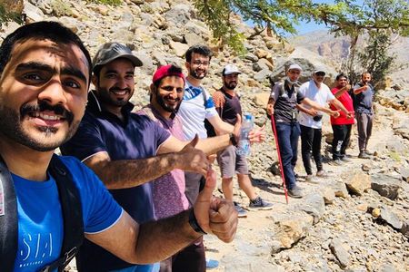 Balcony & Hidden Lake Jebel Shams Shared Trip 