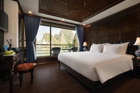 All-Inclusive 2 Day/1 Night Halong Luxury Cruise, Meals, Cave, Kayaking,Swimming