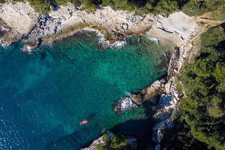 Swimming and snorkeling adventure to Blue Lagoon Croatia