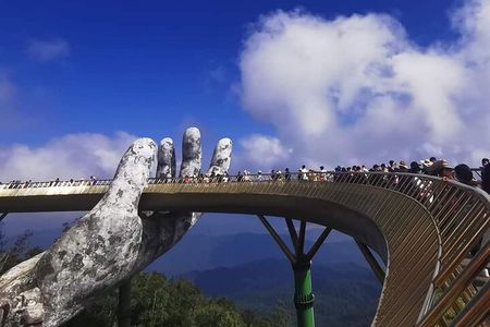 Golden Bridge - Marble Mountain- Monkey Mountain-PRIVATE TRANSFER