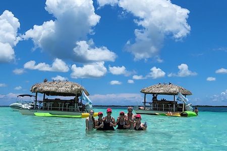 Private 2-Hour Tiki Boat Party in Key West & Mini Sandbar