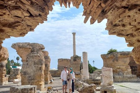 Highlights of Tunis Carthage Sidi Bousaid Bardo from Hammamet 