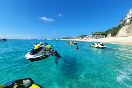 90 min St. Martin Jet ski Terre Basse tour