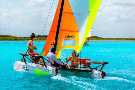 Private Eco-Tour on a Recreational Catamaran with Kayaks Included

