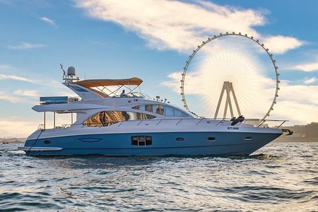 Sunset escape on Bluemoon 64ft from Dubai Marina to Atlantis