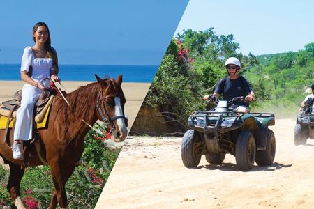 Los Cabos ATV and Pacific Horseback Riding Combo Tour