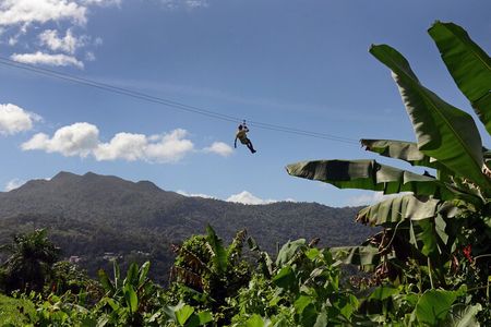 El Yunque Ziplining in Puerto Rico