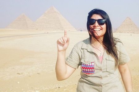 All Inclusive Day tour 8hrs Pyramids, Egyptian Museum and Khan Al-Khalili bazaar