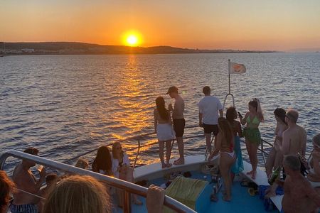 Sunset Boat Trip to Cape Greco and Blue Lagoon