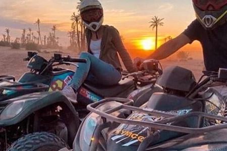 Half-Day Quad Biking and camel riding in Marrakech Palmeraie 