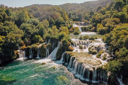 From Split: Krka Waterfalls Tour, Boat Cruise & Swimming
