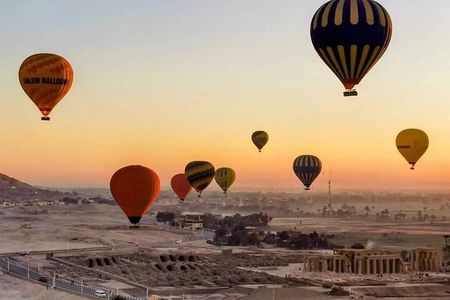 One Package Hot Air Balloon with Best of Luxor Full Day Tour