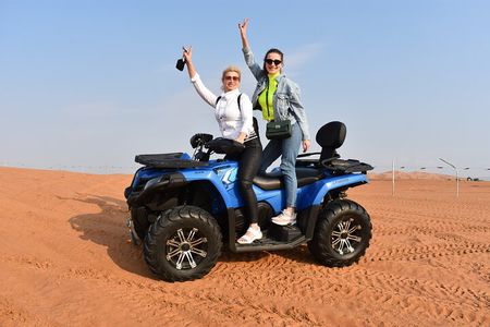 Dubai ATV Self Drive Quad Bike with Camel Ride and SandBoarding